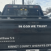 Sheriff Under Attack For Putting Bible Verses on Patrol Cars – Law Officer
